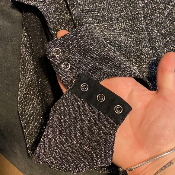 Sparkly body suit with snap closure. - Picture 2 of 2